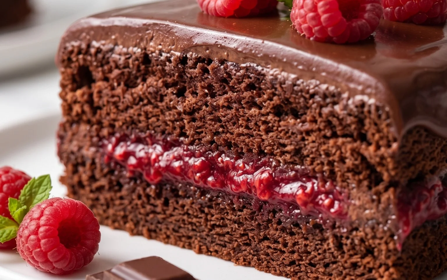Chocolate Raspberry Cake