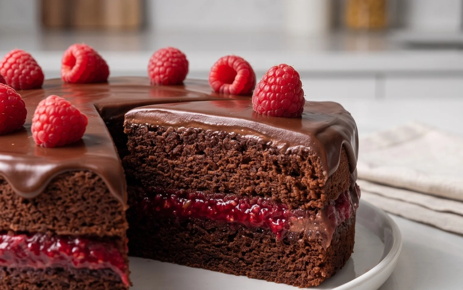 Chocolate Raspberry Cake