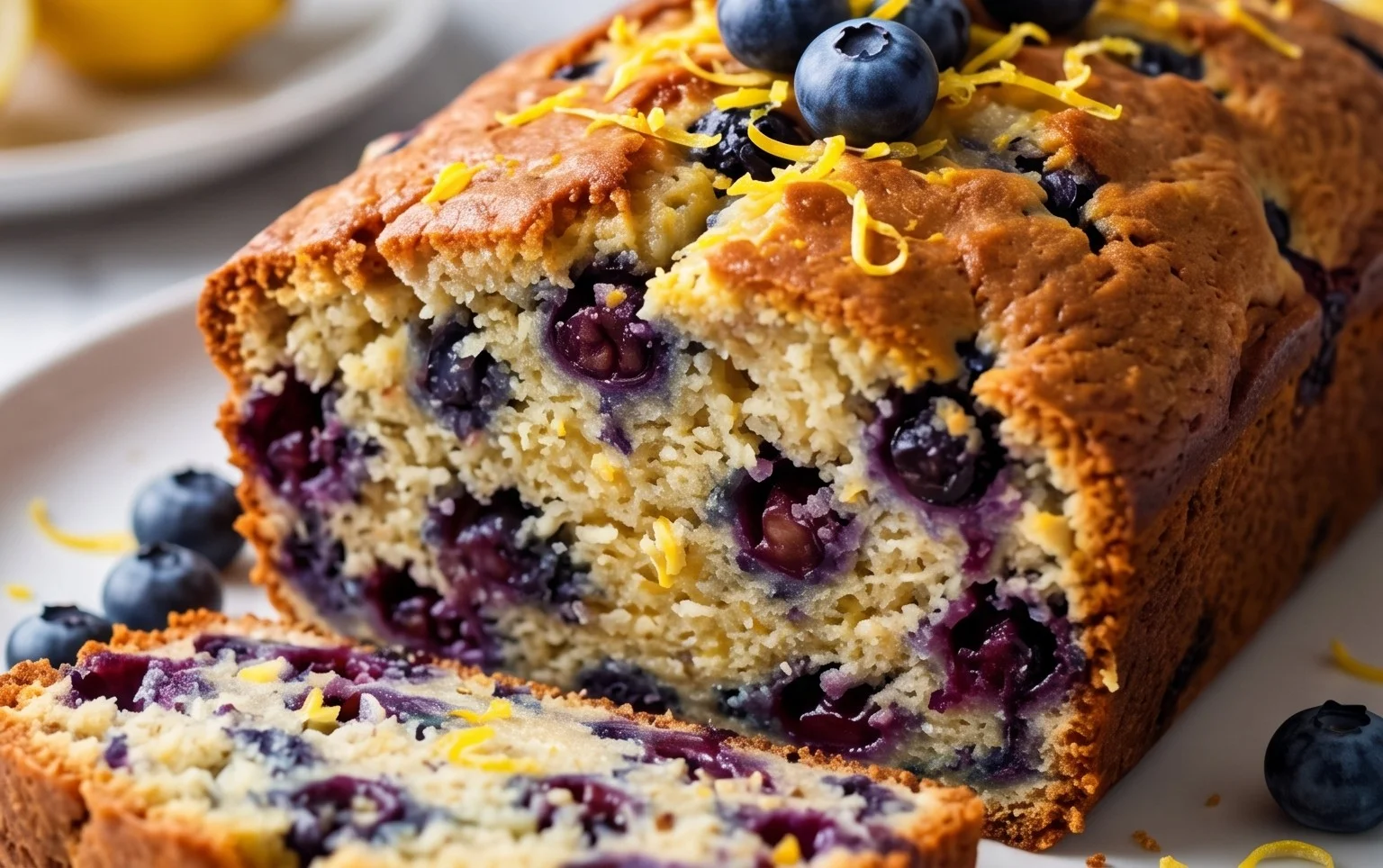 Blueberry and Lemon Loaf