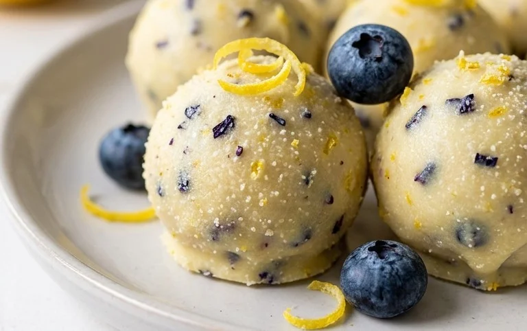 LEMON BLUEBERRY TRUFFLES 