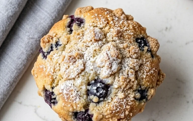 Lemon Blueberry Streusel Muffins