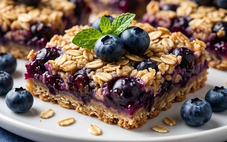 Blueberry Oatmeal Bars
