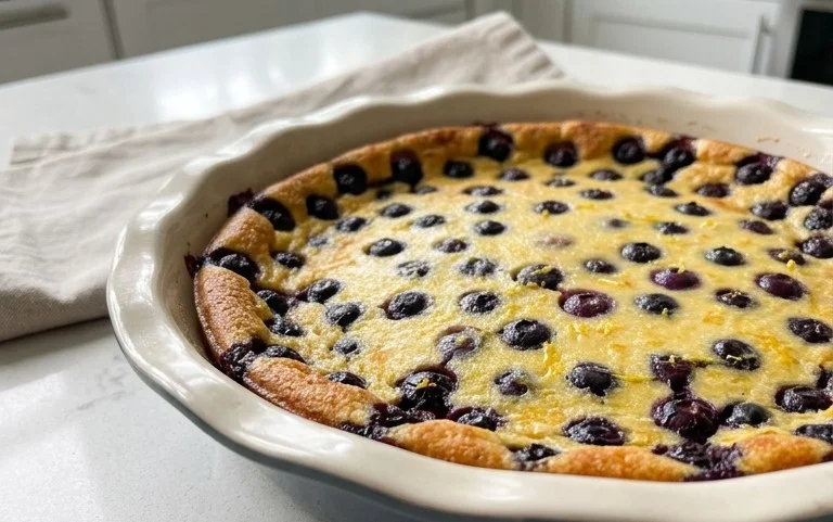 Lemon Blueberry Clafoutis