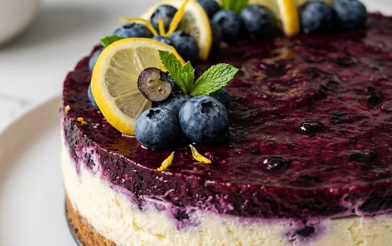 Nova Scotia Blueberry Cream Cake