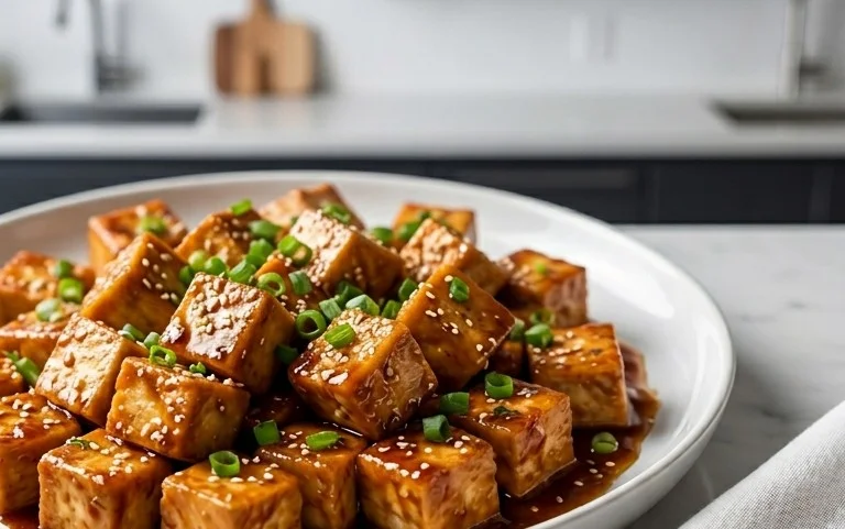 Honey Garlic Tofu