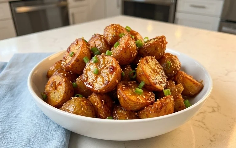 Crispy Honey Chilli Potatoes