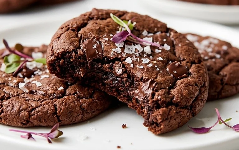 Salted Brownie Cookies