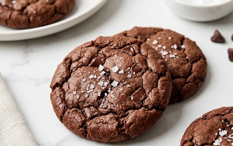 Salted Brownie Cookies