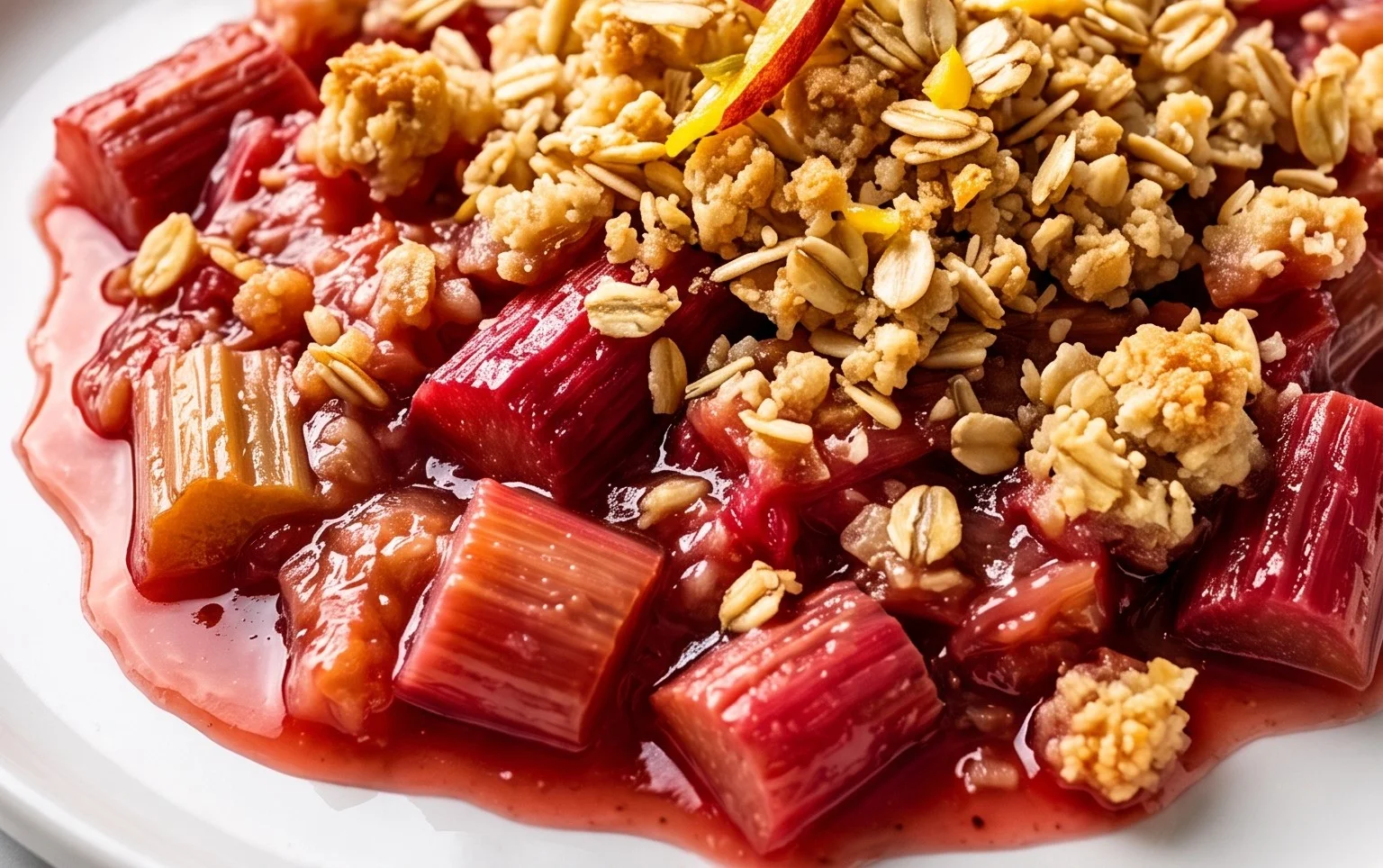 Easy Rhubarb Crisp