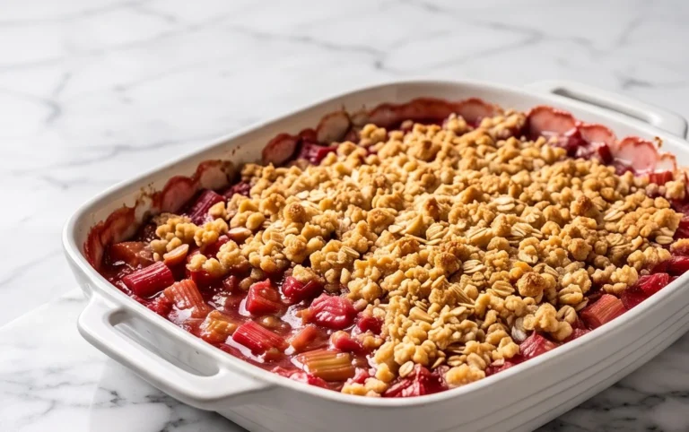 Easy Rhubarb Crisp
