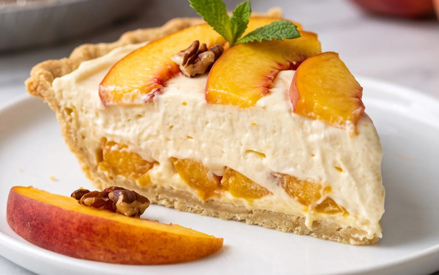 Peaches and Cream Pie