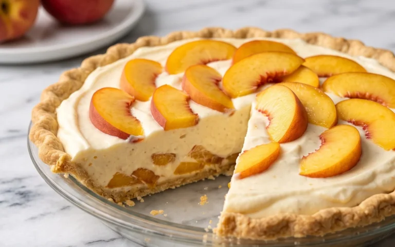 Peaches and Cream Pie