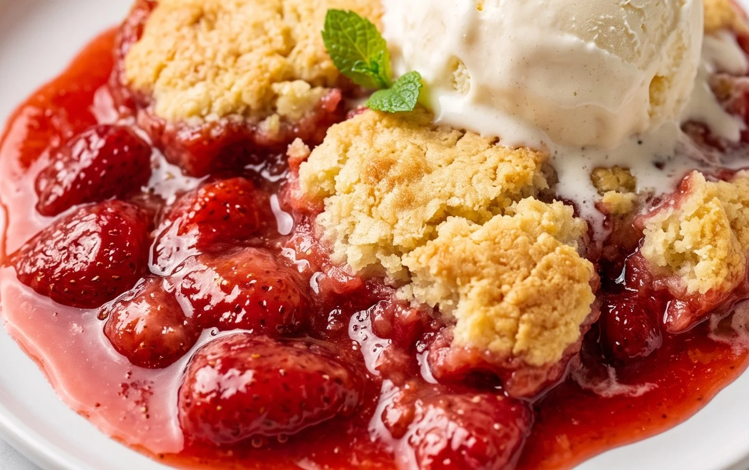 Strawberry Cobbler