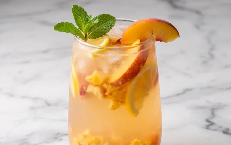 Refreshing Peach Lemonade