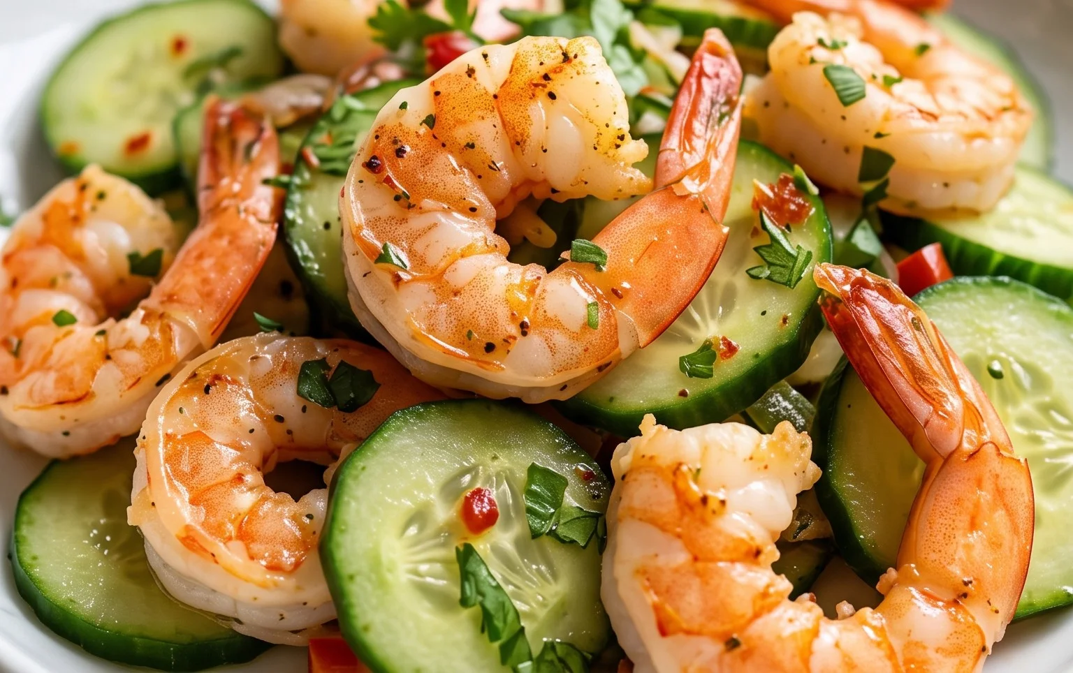 Cucumber Shrimp Salad