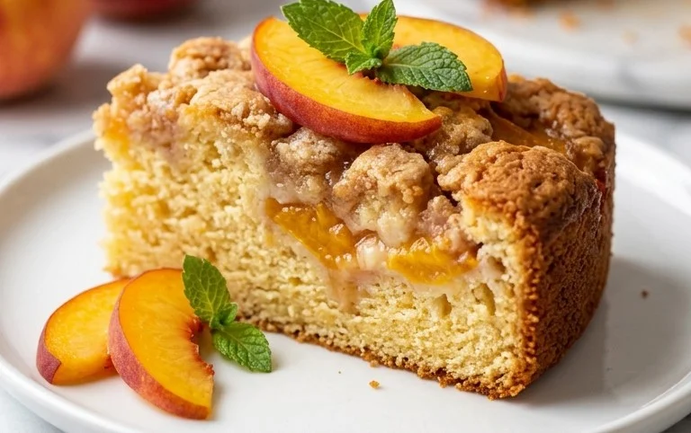 Peach Cobbler Pound Cake