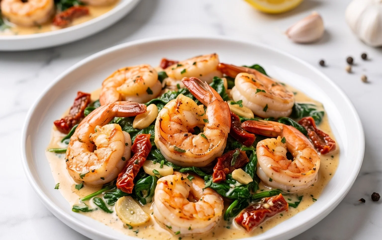 Tuscan Shrimp (One-Pan, 30-Minute Dinner)