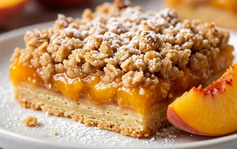 Fresh Peach Crum extractb Bars