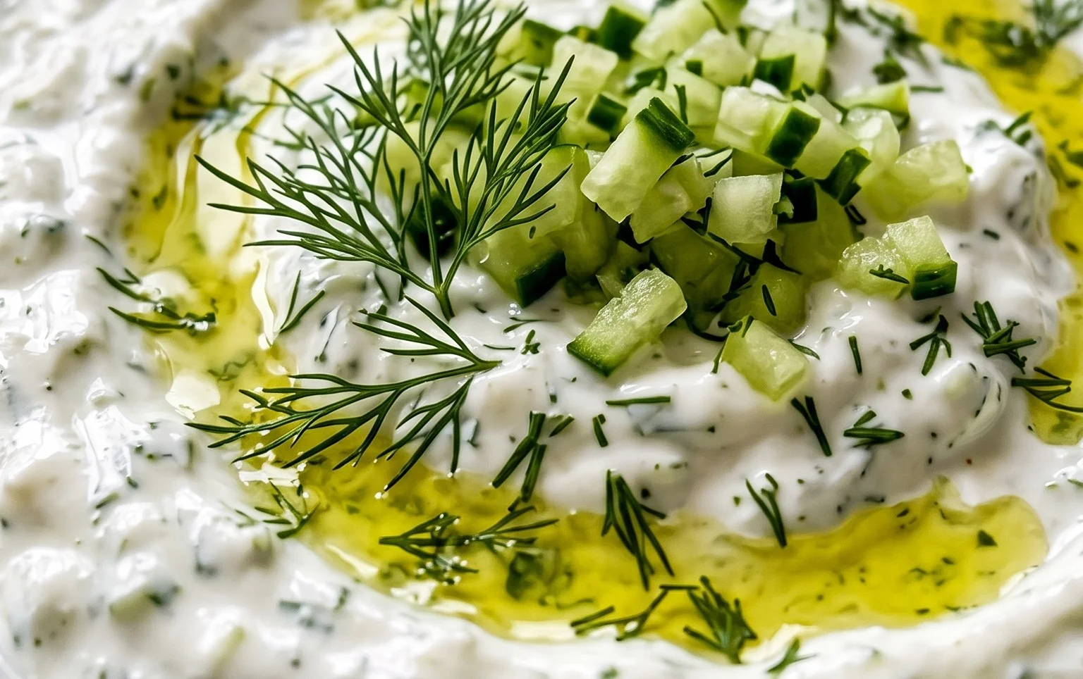 Cucumber Dip with Sour Cream and Dill