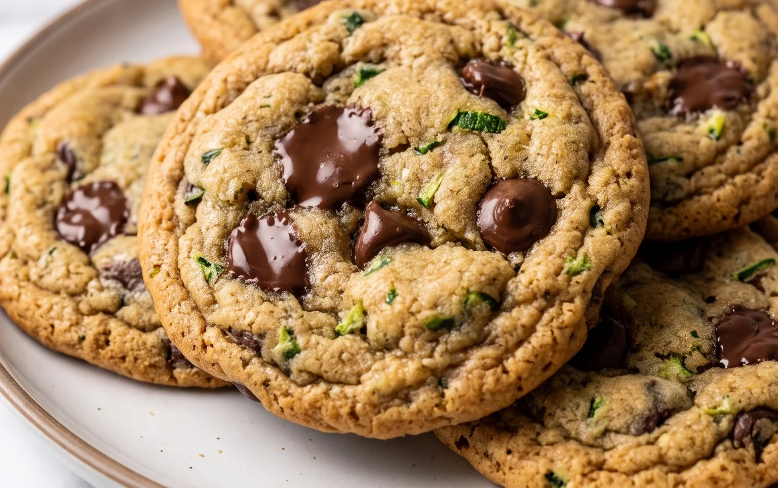 Zucchini Chocolate Chip Cookies