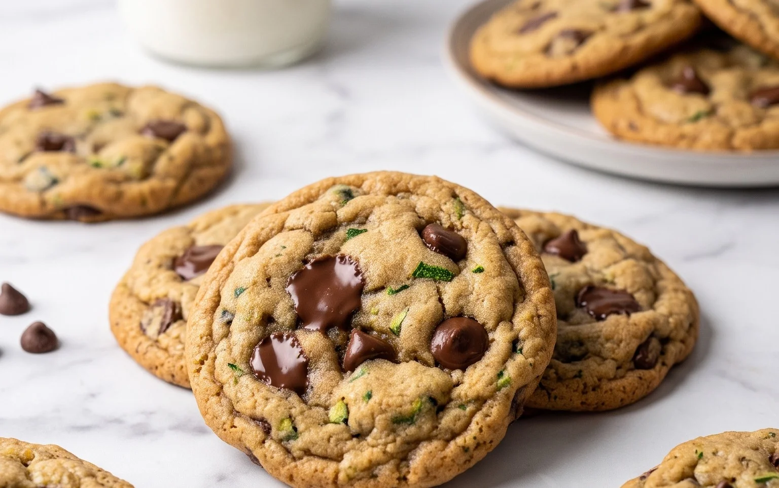 Zucchini Chocolate Chip Cookies