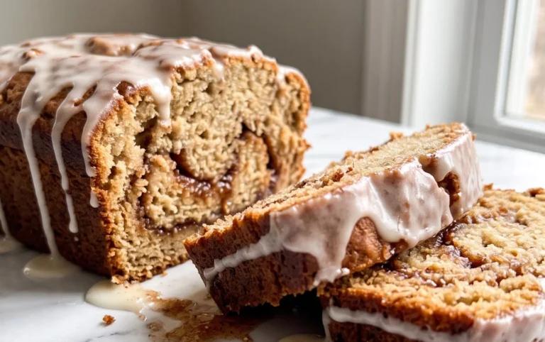 Cinnamon Roll Banana Bread