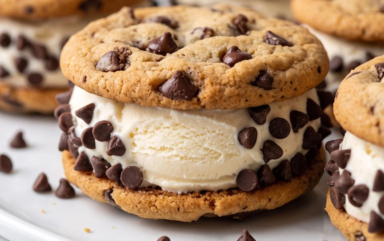 Cookie Ice Cream Sandwiches (Like a Chipwich!)