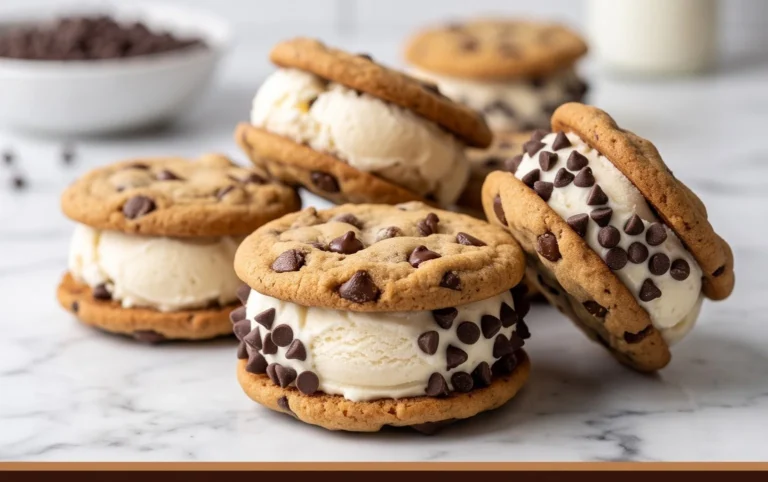 Cookie Ice Cream Sandwiches (Like a Chipwich!)