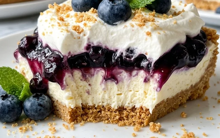 No-Bake Blueberry Yum Yum