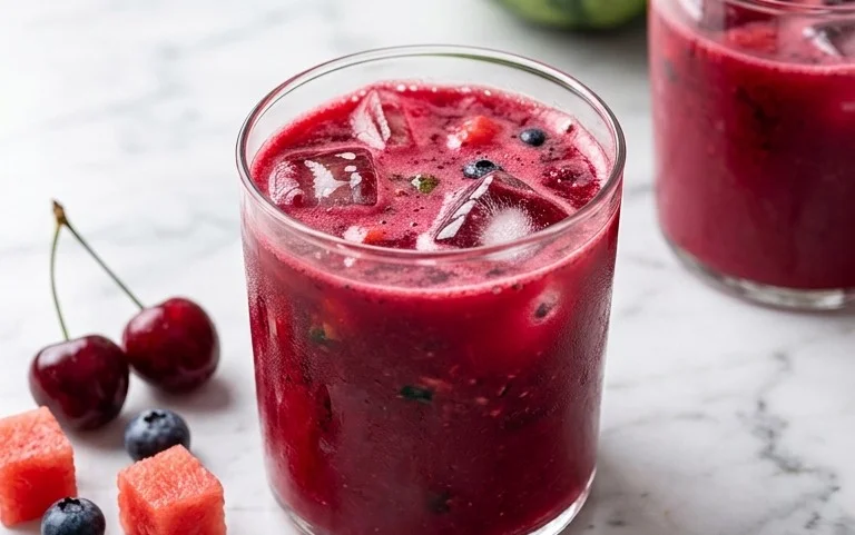 Watermelon Cherry Berry Beet Juice