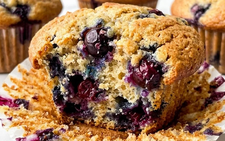 Homemade Blueberry Muffins