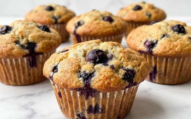 Homemade Blueberry Muffins