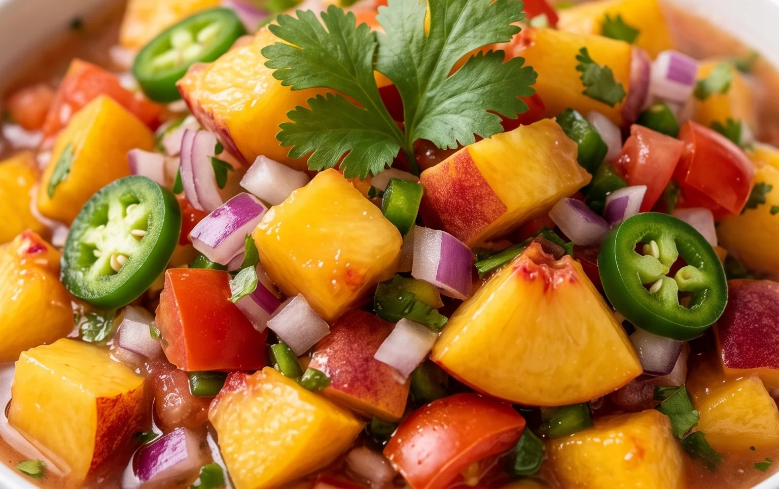 Fresh Peach Salsa