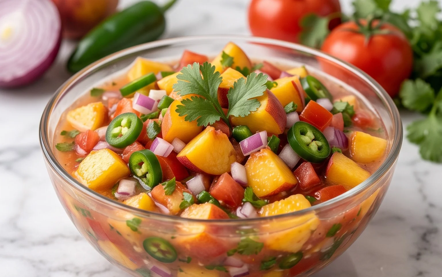 Fresh Peach Salsa