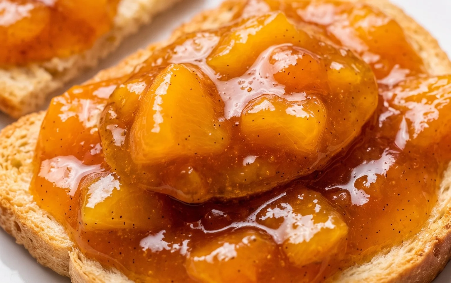 Small Batch Vanilla Peach Jam