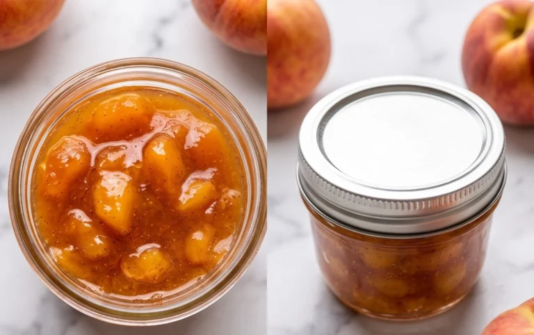Small Batch Vanilla Peach Jam