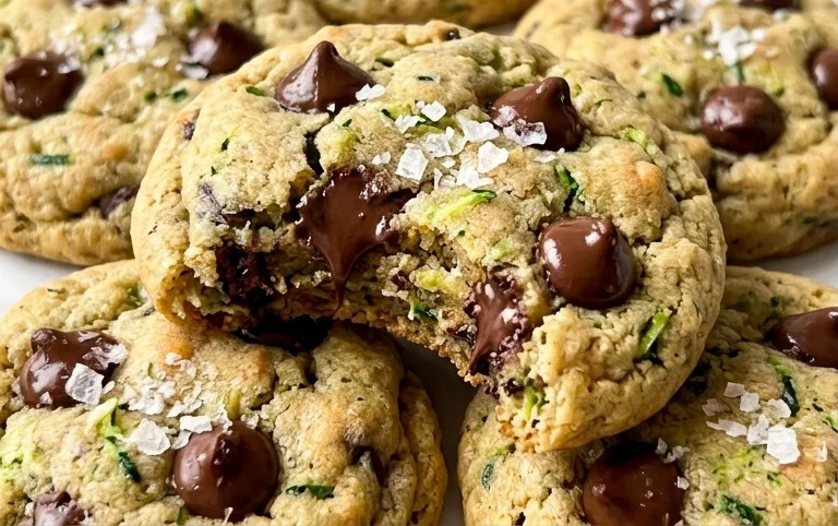Soft Zucchini Cookies with Chocolate Chips