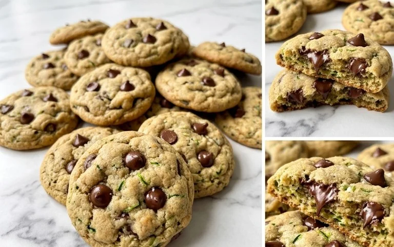 Soft Zucchini Cookies with Chocolate Chips