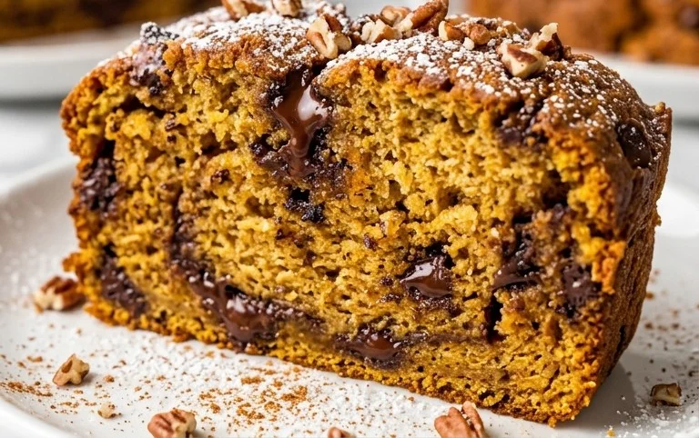 Pumpkin Chip Banana Bread