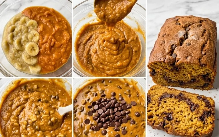 Pumpkin Chip Banana Bread