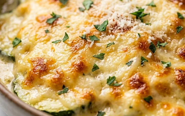 Creamy Parmesan Zucchini