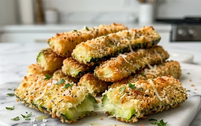 Baked Zucchini Sticks (Oven or Air Fryer)