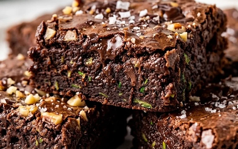 Secretly Healthy Zucchini Brownies